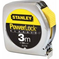 Μέτρο Stanley POWERLOCK με μεταλλικό κέλυφος 3m 0-33-218