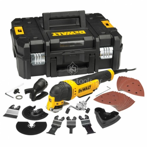 Πολυεργαλείο Dewalt  DWE315KT με 37 εξαρτήματα+Εργαλειοθήκη T-stak