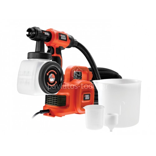 Πιστόλι βαφής βάσης ελαφριάς χρήσης Black&Decker HVLP400 450W