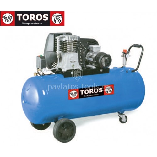 Αεροσυμπιεστής Toros N4-270C-4T 400V/50Hz 270lt 4hp τριφασικό 602004