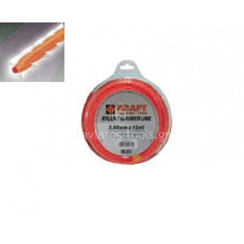 Μεσινέζα Kraft D-TWIST τετράγωνη ελικοειδής 3.00mm 15 μέτρα 69343