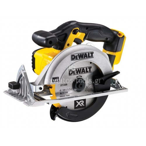 Δισκοπρίονο Dewalt 18V XR Li-on έκδοση solo χωρίς φορτιστή&μπαταρία DCS391N