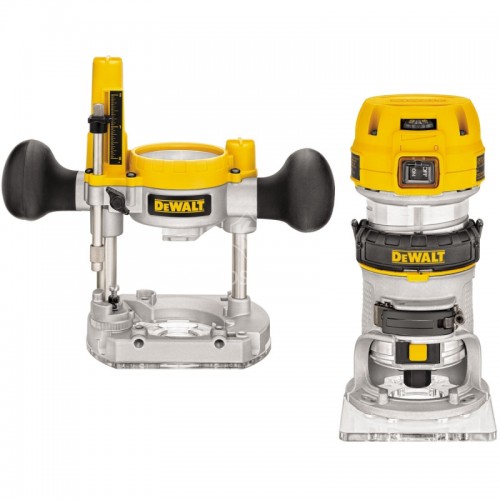 Ρούτερ Dewalt 2 σε 1 βυθιζόμενο&σταθερής βάσης 900W 1/4'' 8 χιλ. D26204K