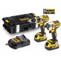 Σετ Dewalt 18V XR 5Ah Li-Ion Brushless από Παλμικό Κατσαβίδι DCF886&Κόμπακτ Κρουστικό Δραπανοκατσάβιδo DCD795 DCK250P2