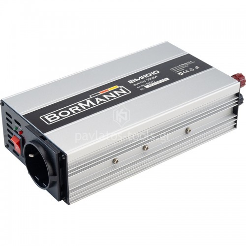 Μετατροπέας Inverter 12V σε 220V αυτοκινήτου 1000W Bormann BMI1010 042471