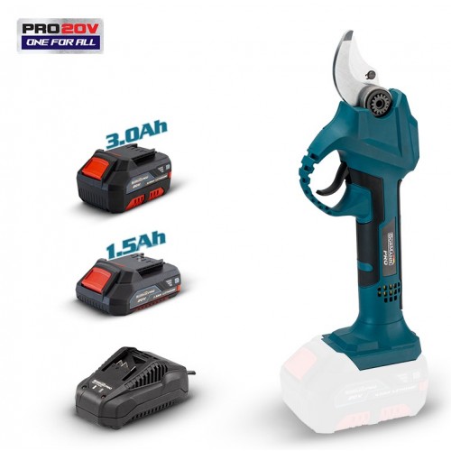 Ψαλίδι κλαδέματος Bormann Brushless 20 Volt (1x1.5Ah+1x3.0Ah) BBP9010 047179