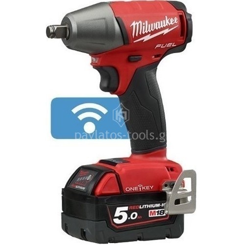 Μπουλονόκλειδο με δακτύλιο τριβής fuel ONE-KEY Milwaukee 4 λειτουργιών M18 ONEIWF 12-502X  4933451374