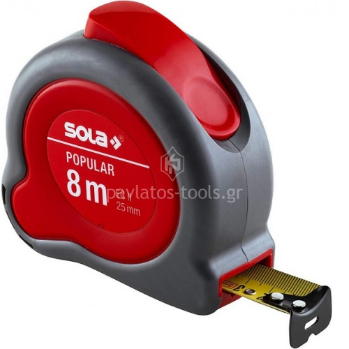 Μέτρο Sola 8m 25mm Popular PP 50024401