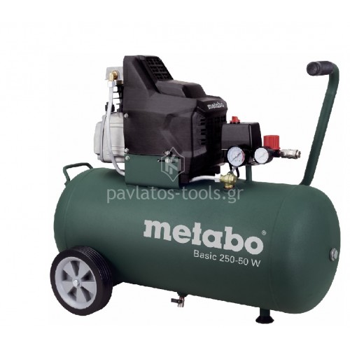 Αεροσυμπιεστής Metabo BasicAir 50 L 250-50W 6.01534.00