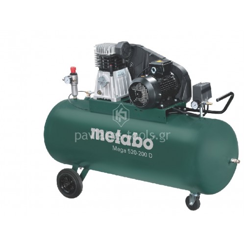 Αεροσυμπιεστής Metabo Mega 200 L 520-200 W 6.01541.00