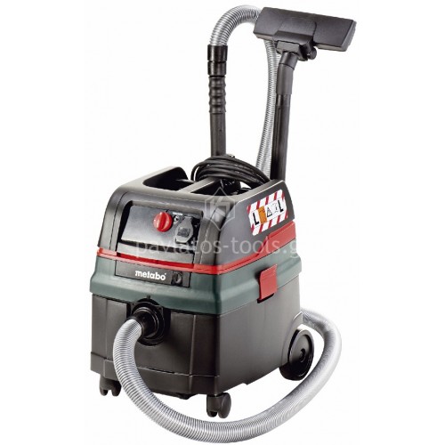 Σκούπα Πολλαπλών χρήσεων Metabo 1400 Watt  ASR 25 L SC με ηλεκτρομαγνητική ανακίνηση  6.02024.00