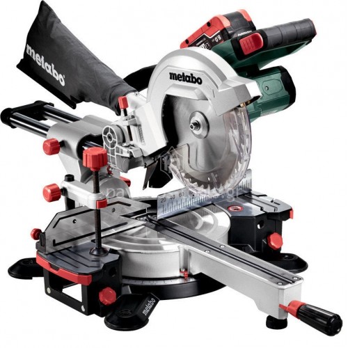 Φαλτσοπρίονο μπαταρίας Metabo KGS 18 LTX 216 RADIAL (2x8.0Ah) 6.19001.81