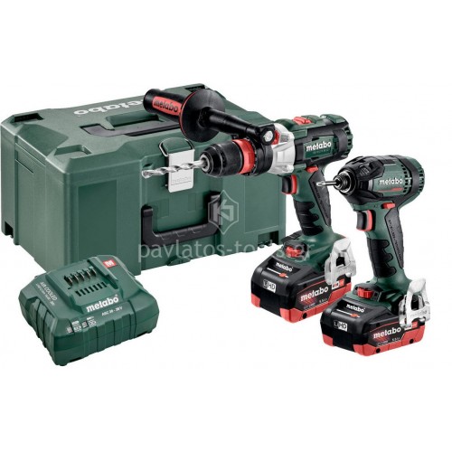 Σετ μπαταρίας Metabo Brushless Combo Set 2.1.14 18 V BL LiHD SB 18 LTX BL Quick&SSD 18 LXT 200 BL 6.85126.00