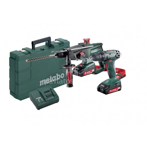 Σετ Metabo Δραπανοκατσάβιδο BS 18+Πιστολέτο KHA 18 LTX Combo Set 2.3.2 685083000