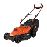 Ηλεκτρική μηχανή γκαζόν Black&Decker 1600W 38cm με ποδηλατική λαβή BEMW471BH