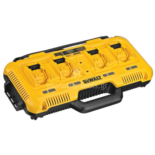 Ταχυφορτιστής Dewalt XR Flexvolt 4 ΘΥΡΩΝ 8.0Ah DCB104