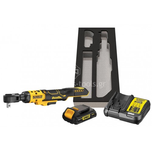 Καστάνια μπαταρίας Dewalt 1/2" (1x2.0Ah) DCF512D1G