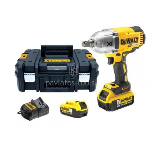 Μπουλονόκλειδο Μπαταρίας Dewalt  18V  5.0Ah Brushless XR  DCF899P2