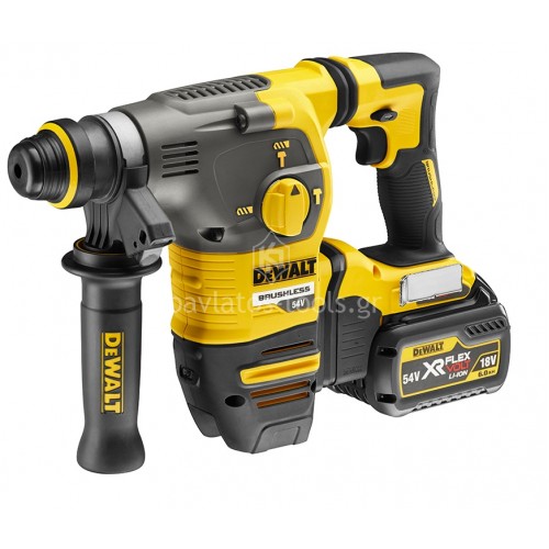 Πιστολέτο Dewalt Brushless Flexvolt sds plus (2x6.0Ah) 2.8 Joule DCH323T2 