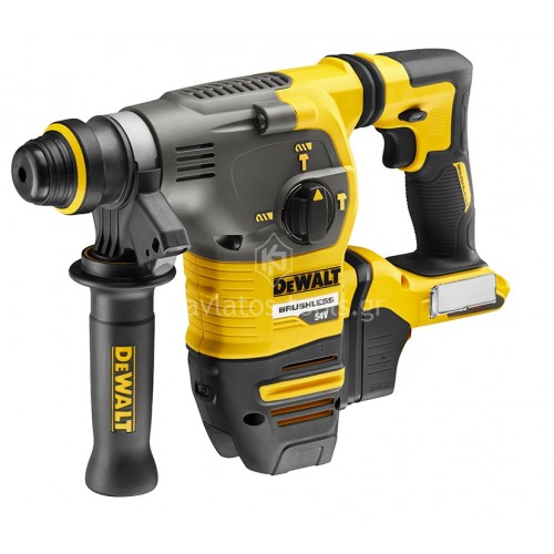 Πιστολέτο Dewalt XR FLEXVOLT επαναφορτιζόμενο sds-plus 54V (έκδοση solo) σε κασετίνα DCH333NT