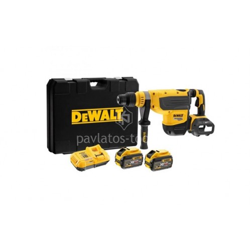 Πιστολέτο Dewalt 54V XR BRUSHLESS FLEXVOLT 8KG SDS-MAX 13.3J  DCH733X2