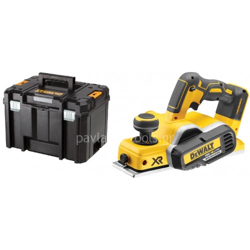 Πλάνη μπαταρίας Dewalt 18V XR BRUSHLESS (χωρίς μπαταρία+φορτιστή) σε κασετίνα TSTAK DCP580NT