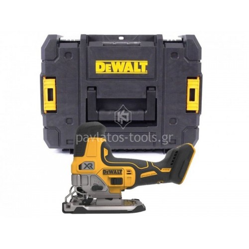 Σέγα ανοικτής λαβής Dewalt 18V Brushless (Χωρίς Μπαταρία & φορτιστή) με βαλίτσα DCS335NT