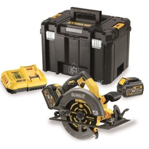 Δισκοπρίονο φορητό Dewalt FlexVolt  54V XR (2x6.0Ah) DCS576T2