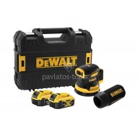 Παλμικό τριβείο παλάμης Dewalt 18V brushless με μπαταρίες και φορτιστή σε βαλίτσα DCW210P2