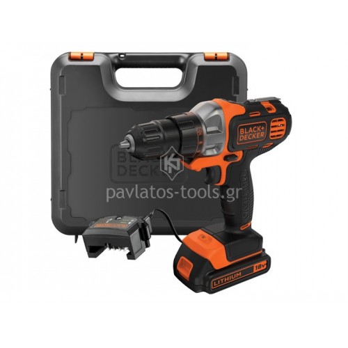 Πολυεργαλείο Black&Decker Multievo™ 18V 1,5Ah με κεφαλή Δραπανοκατσάβιδου MT218K